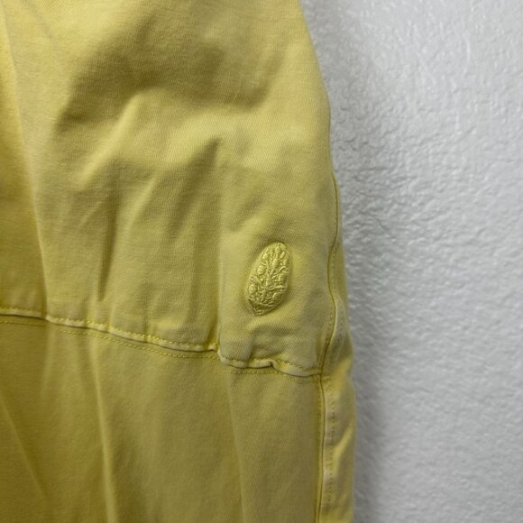 Free People Hot Shot Onesie Jumpsuit XS Yellow Boho Loungewear Soft Stretch - Picture 8 of 11